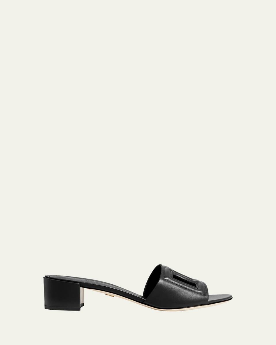 40mm DG Cutout Leather Slide